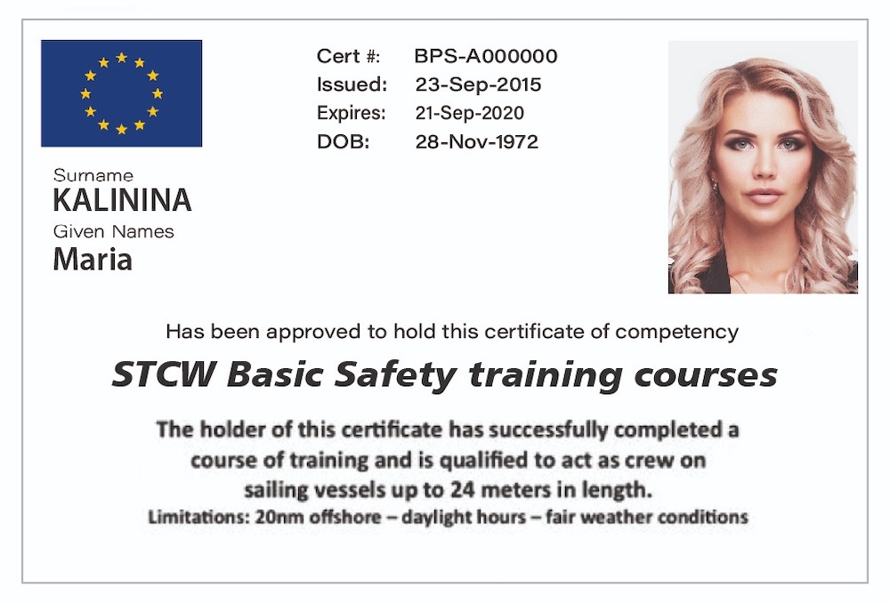 STCW Basic Safety training courses